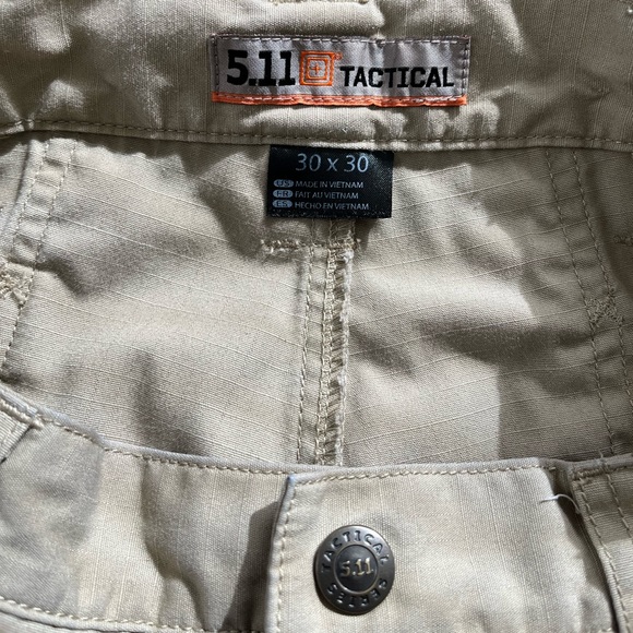 5.11 Tactical | Tan Khaki Cargo Training Pants, Size 30x30 - Picture 5 of 5